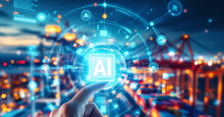 L’intelligence artificielle dans les ports maritimes