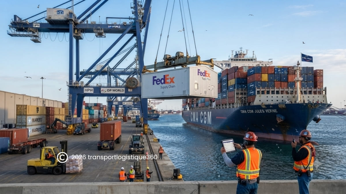 Acquisition CMA CGM FedEx Supply Chain porte-conteneurs