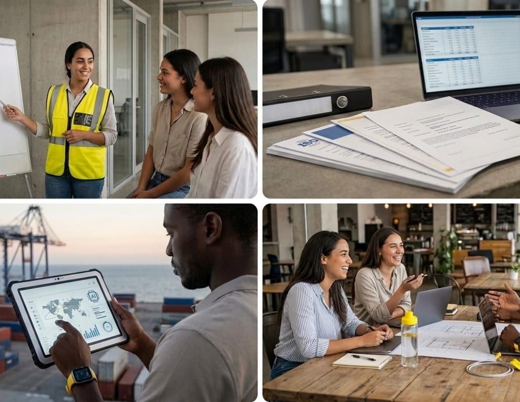 Formatrice TL360 rendant un concept logistique accessible à un groupe